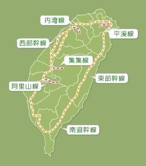 台灣~很適合鐵路旅行