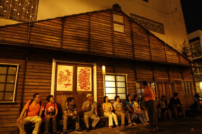 台南市神農街-夜間導覽-海安路裝置藝術 (3)